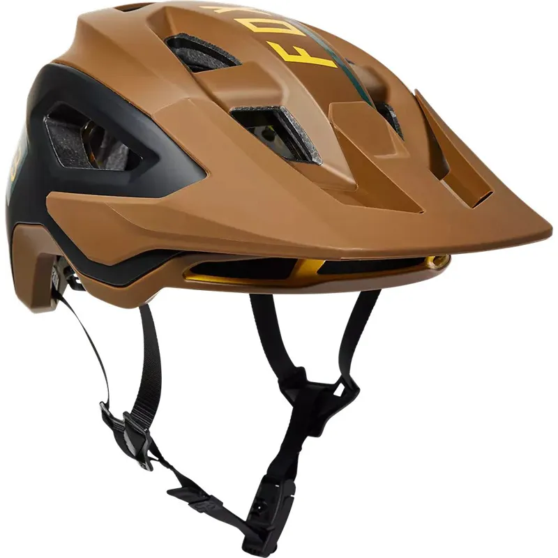Fox Speedframe Pro Blocked Helmet - Nutmeg